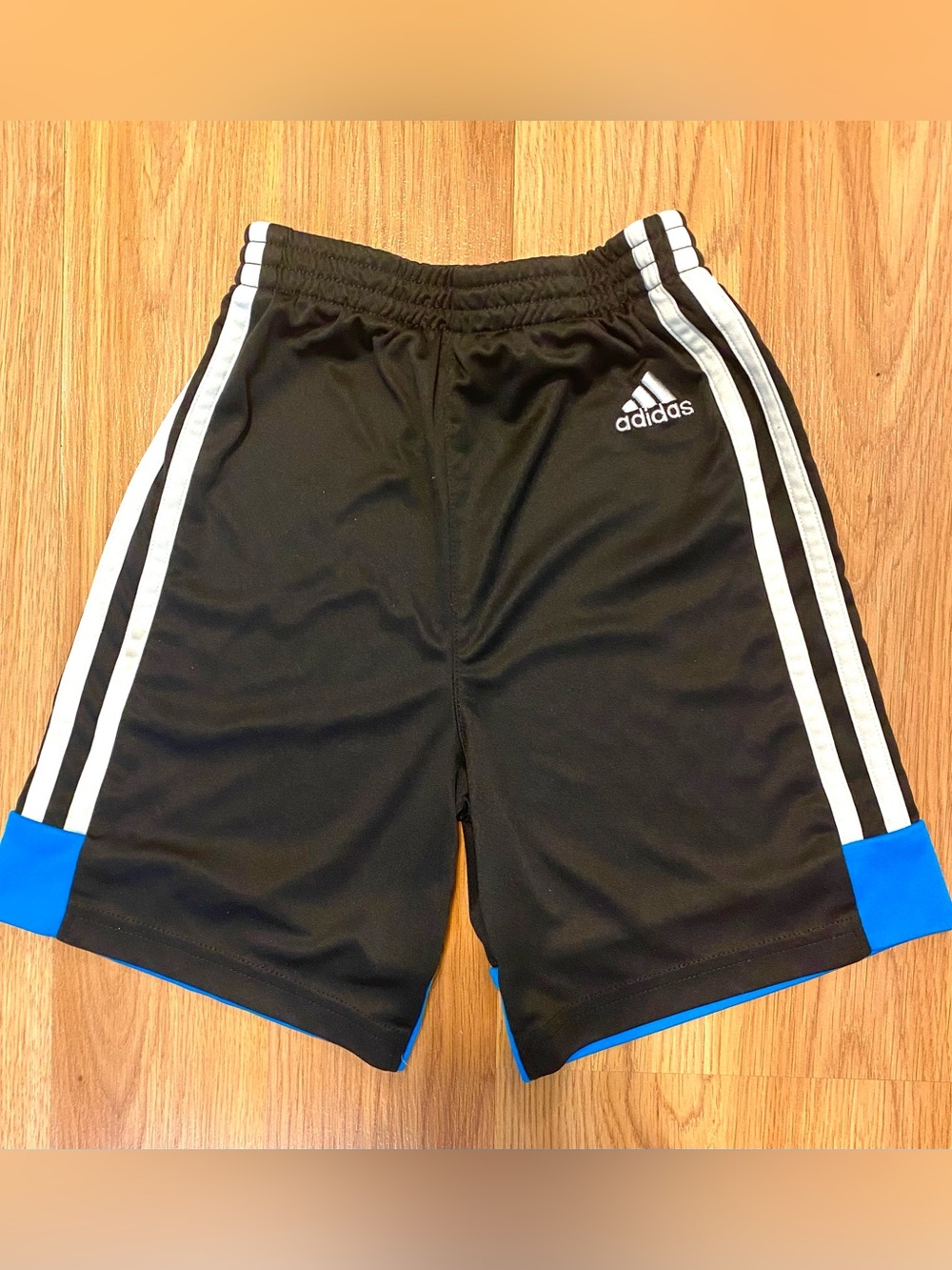 ππ€ ADIDAS MATCHING SET FOR BOYS SIZE 4T! TANKTOP AND SHORTS BLUE STRIPES 2 PIECE - Picture 5 of 9